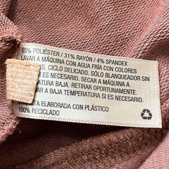 Knox Rose Shirt Womens XXL Pink Pull Over Long Sleeves Front Twist - Picture 7 of 7